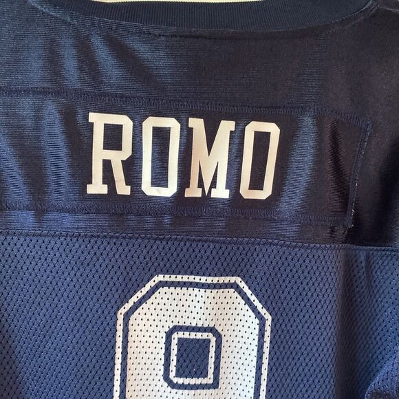 Dallas Cowboys Authentic Apparel # 9 Tony Romo Blue Jersey, Youth-XL - Picture 10 of 13